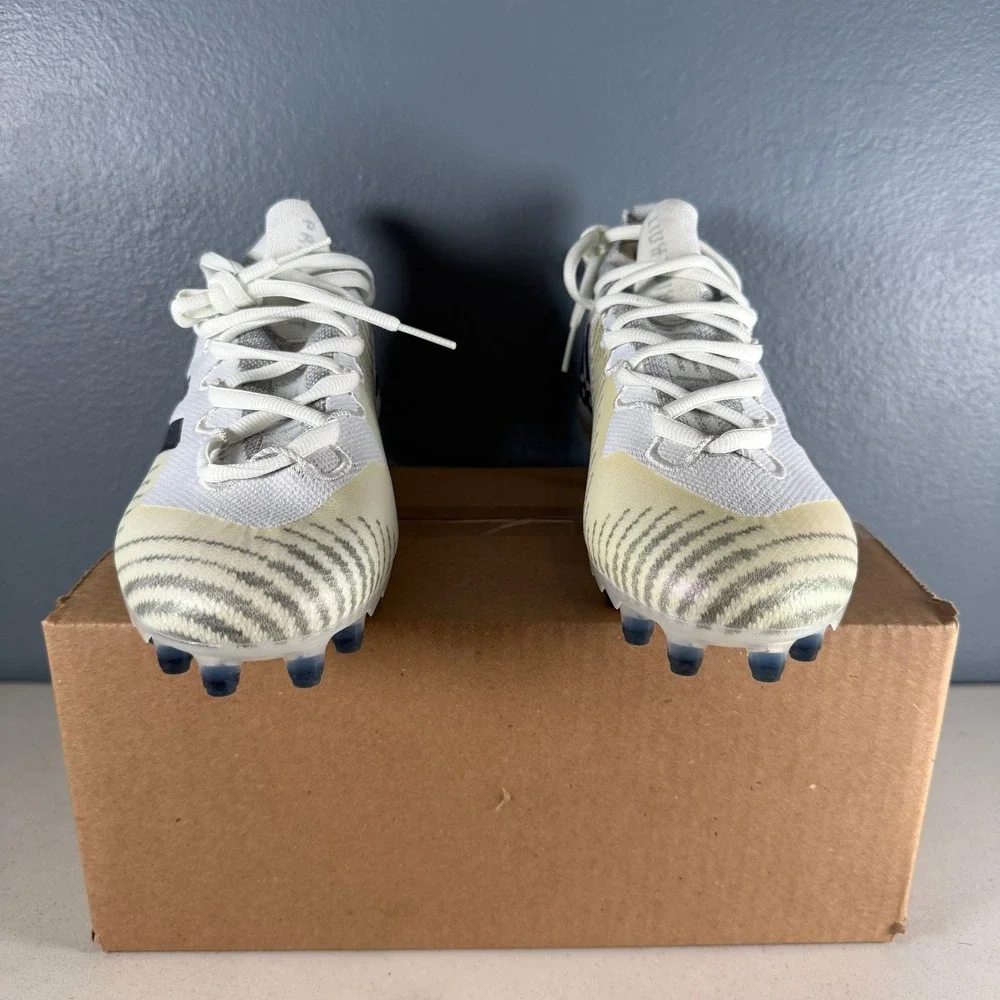 Adidas Adizero Primeknit Football Cleats White Navy Mens 11.5 GX6681